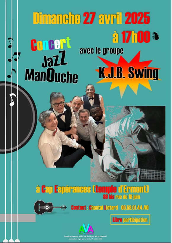 Concert KJB Swing - Ermont - 27 avril 2025