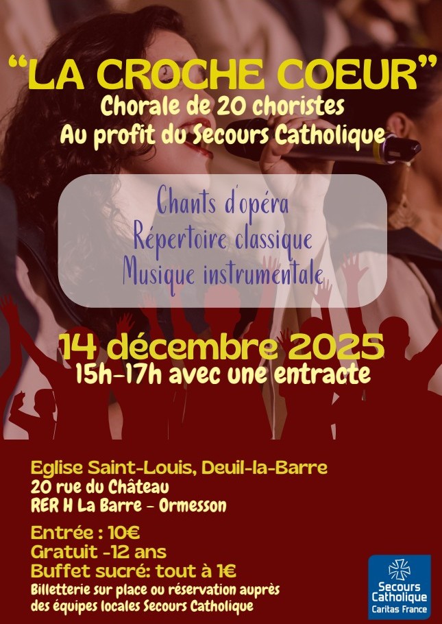 CONCERT Croche Choeur Franconville 14 décembre 2025