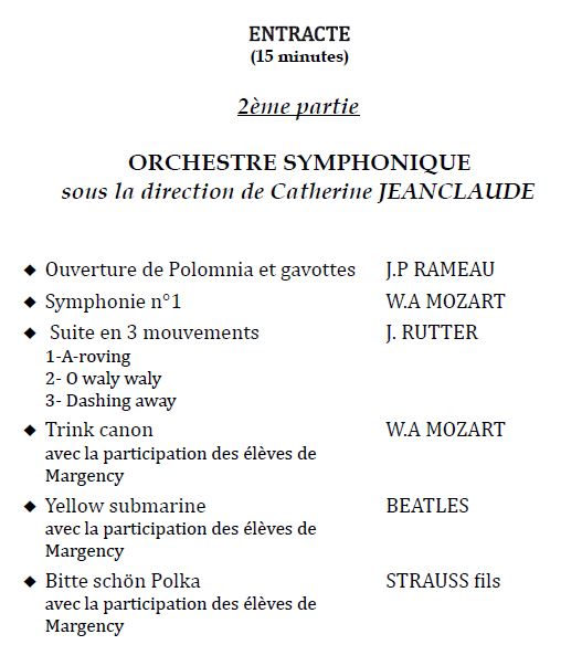 Concert de la Lyre Amicale Eaubonne - 23 mars 2025