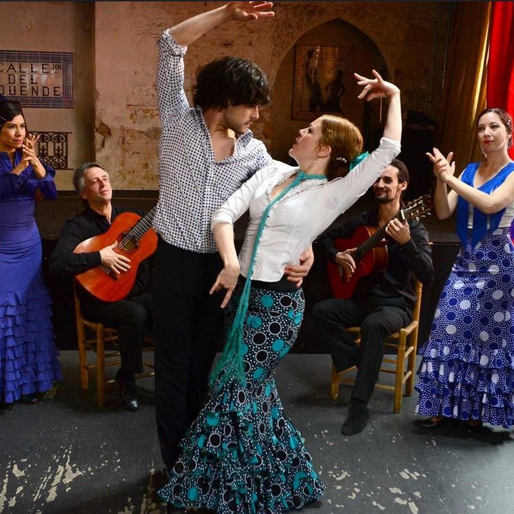Manuel Delgado Grupo Flamenco Andalusia et Curro Piñana