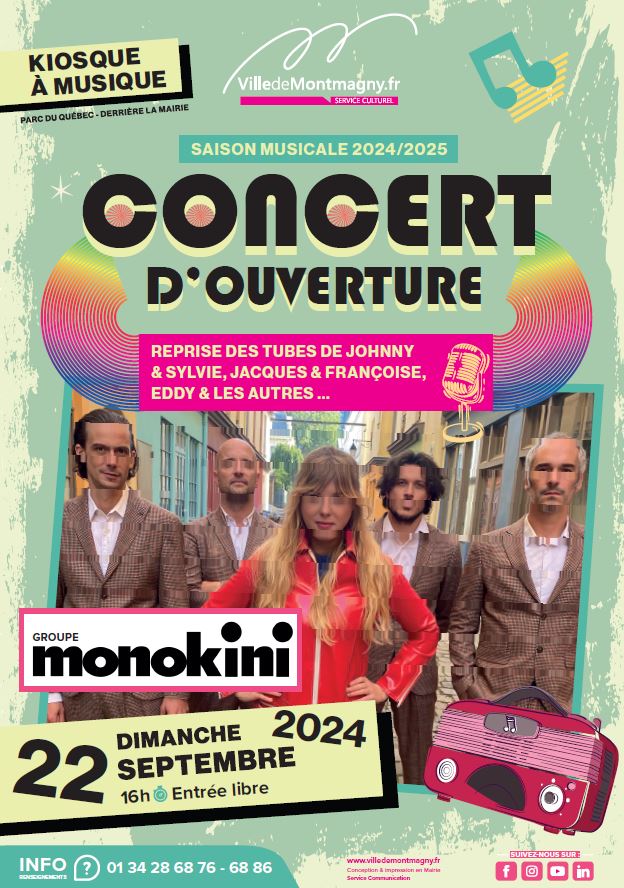 Concert de Monokini - Montmagny le 22 septembre 2024