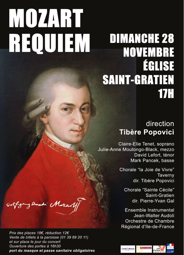Concert Mozart Requiem à Saint-Gratien
