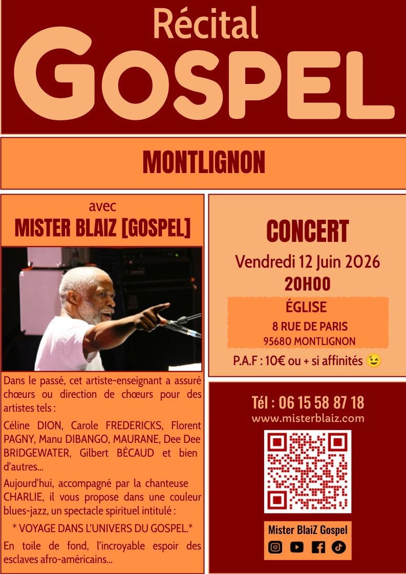 R&eacute;cital Gospel - Montlignon - 12 juin 2026
