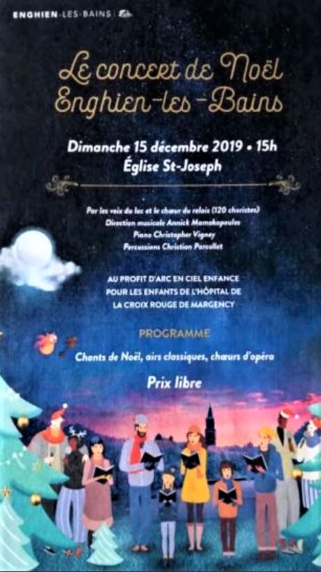 Concert de Noël le 15 décembre 2019