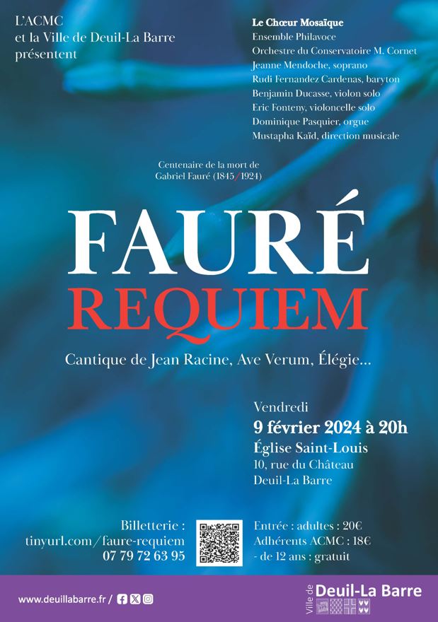 Requiem de Fauré - Deuil-la-Barre - 9 février 2024