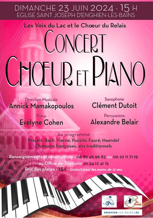 Concert Voix du Lac - Choeur du Relais - 23 juin 2024
