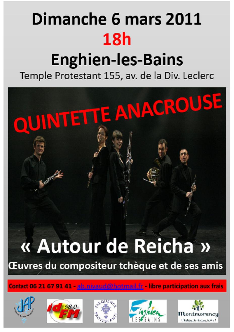 Affiche concert du temple