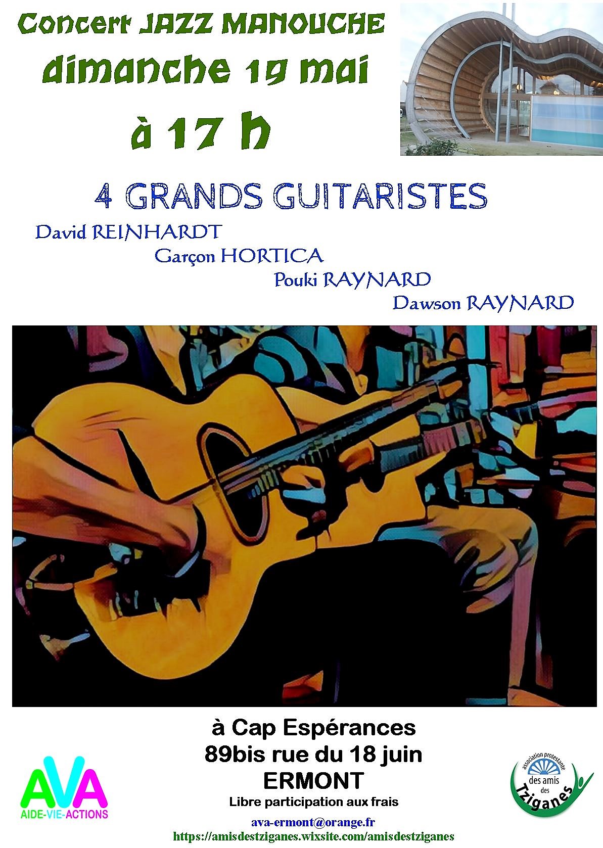 Concert Jazz Manouche 19 mai 2019