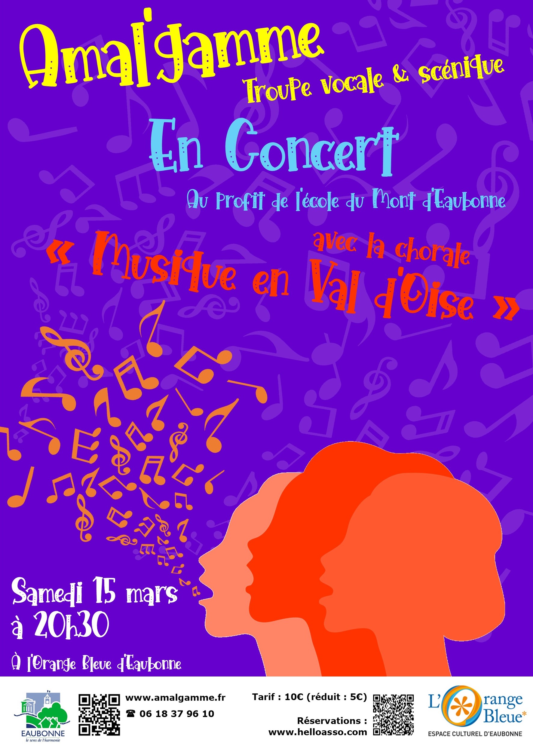 Concert Amal'Gamme Eaubonne - 15 mars 2025