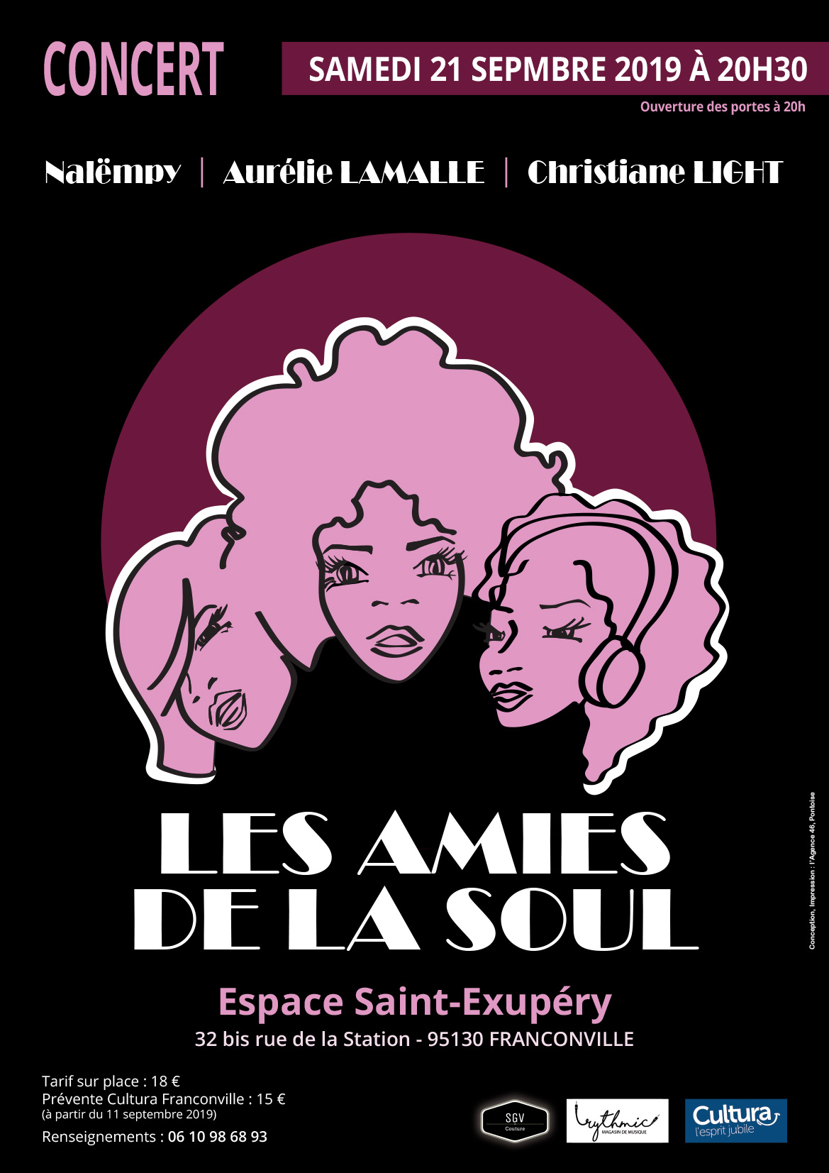 LES AMIES DE LA SOUL en concert à Franconville