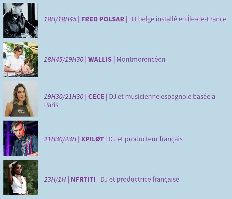 Programme Apero Electro 2024 Montmorency