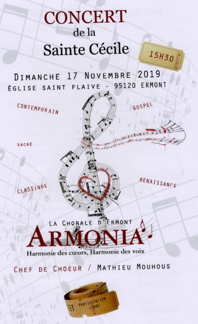 Concert ARMONIA le 17 novembre 2019