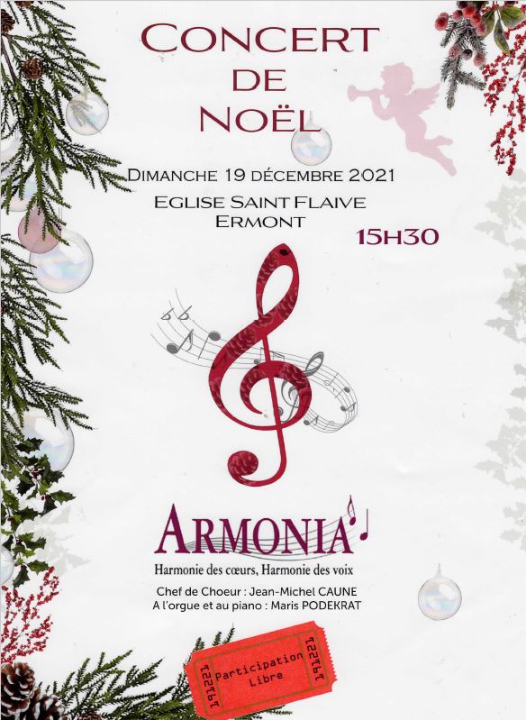 Concert de Noël - Chrorale Armonia - 19 decembre 2021