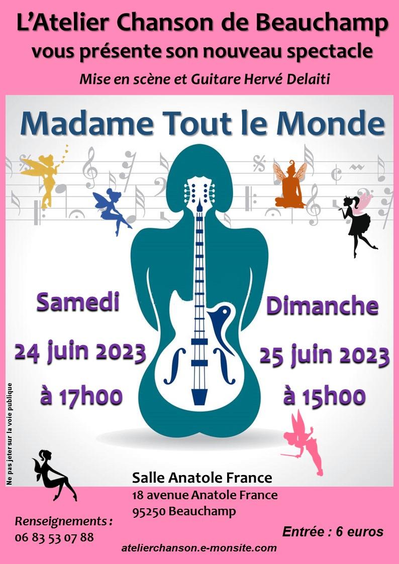 Ateleir Chanson Beauchamp - 2023