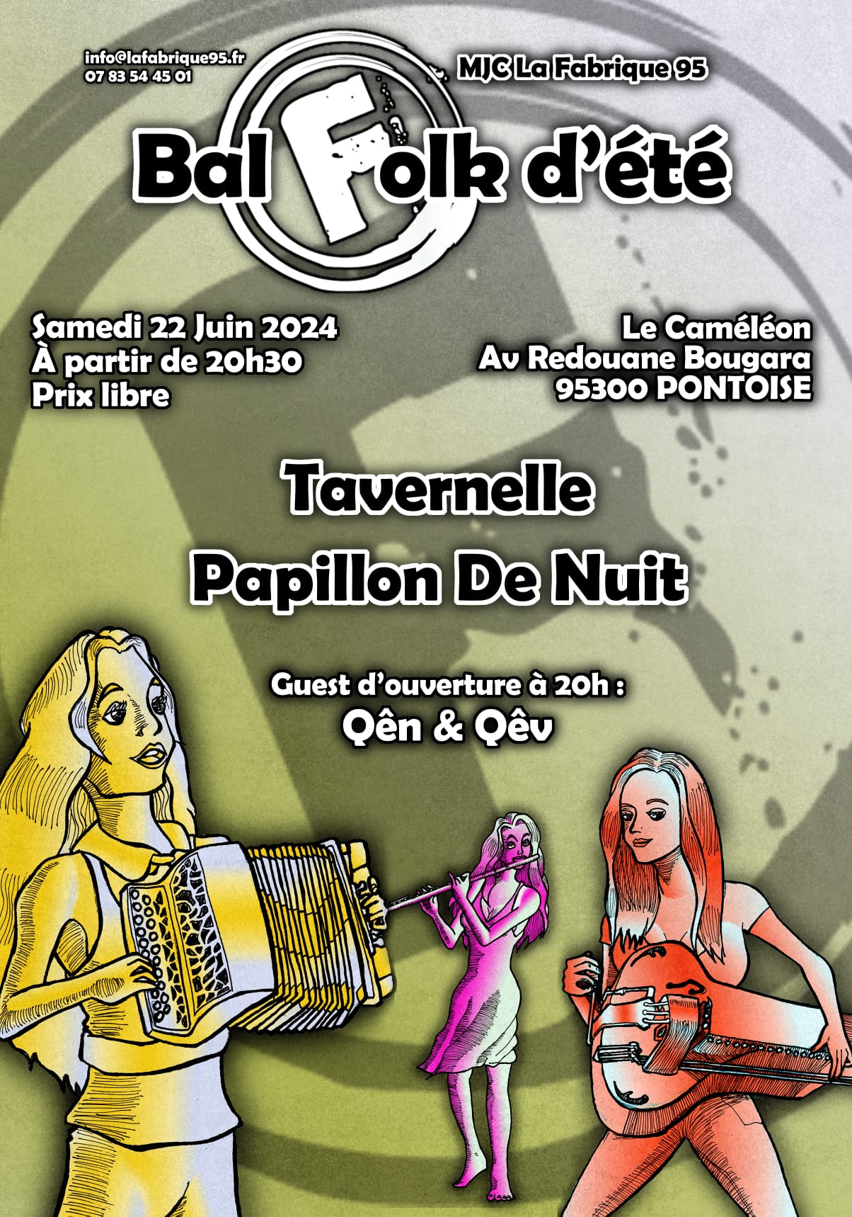 Bal Folk à Pontoise - 22 juin 2024