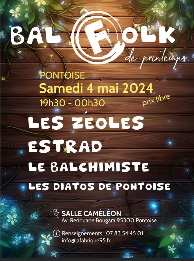 Bal Folk à Pontoise - 4 mai 2024