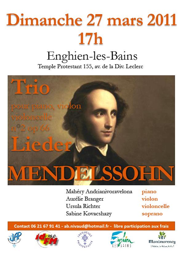 Concert du temple du 27 mars