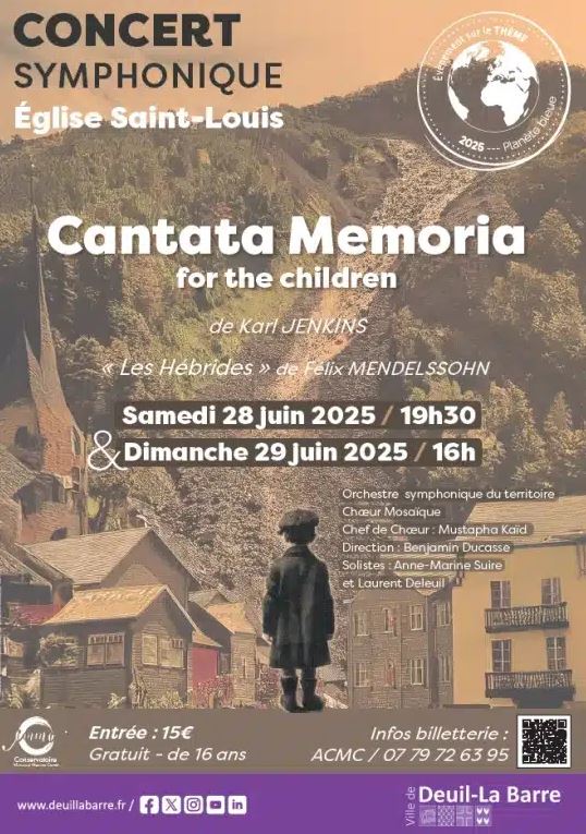 CONCERT Cantata Memoria for the children