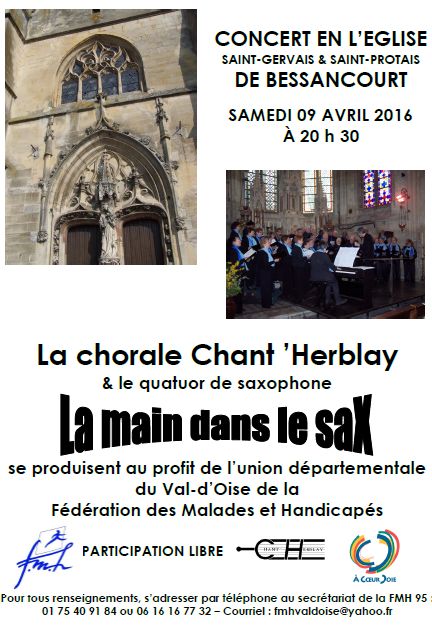 concert à Bessancourt le 9 avril 2016