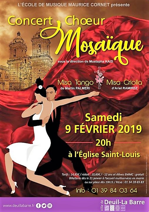 Concert du Chroeur Mosaïque à Deuil-la-Barre