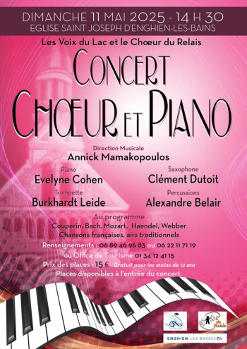 Concert Choeur et Piano - Enghien - 11 mai 2025