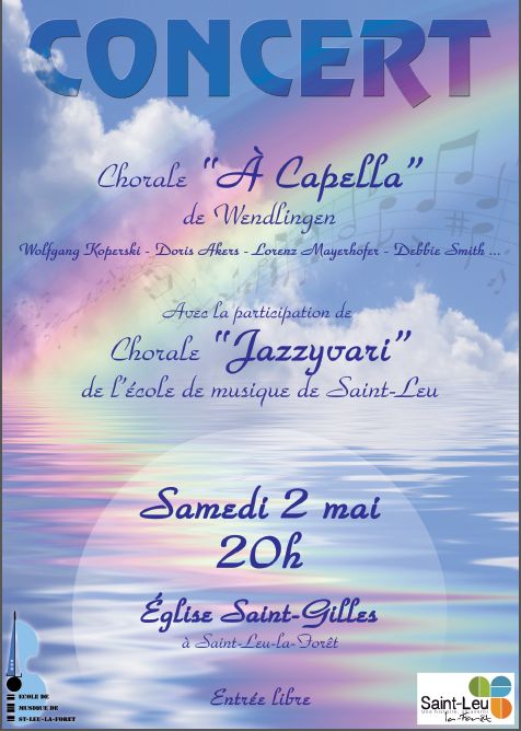 concert chorale A CAPELLA et JAZZTVARI