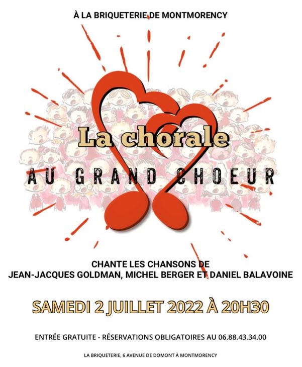 Concert de la chorale au grand choeur