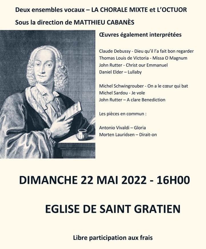 Concert de la chorale mixte et l'octuor
