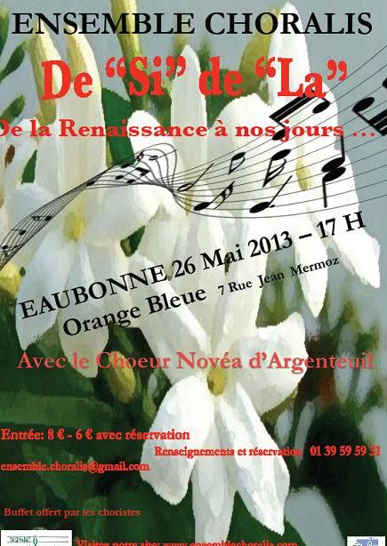 CHORALIS choeur NOVEA à EAUBONNE