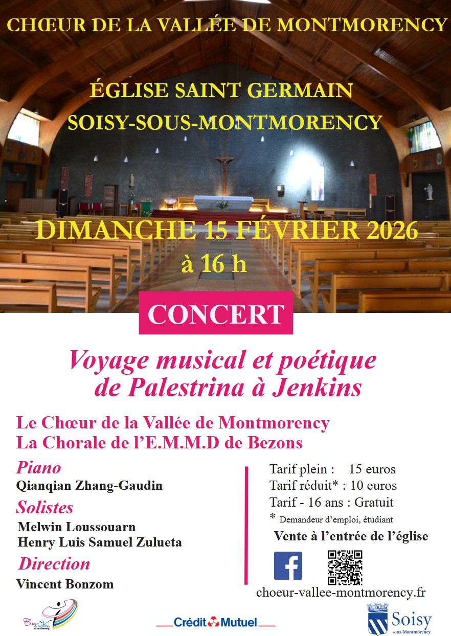 Concert Choeur Vall&eacute;e de la Vall&eacute;e de Montmorency