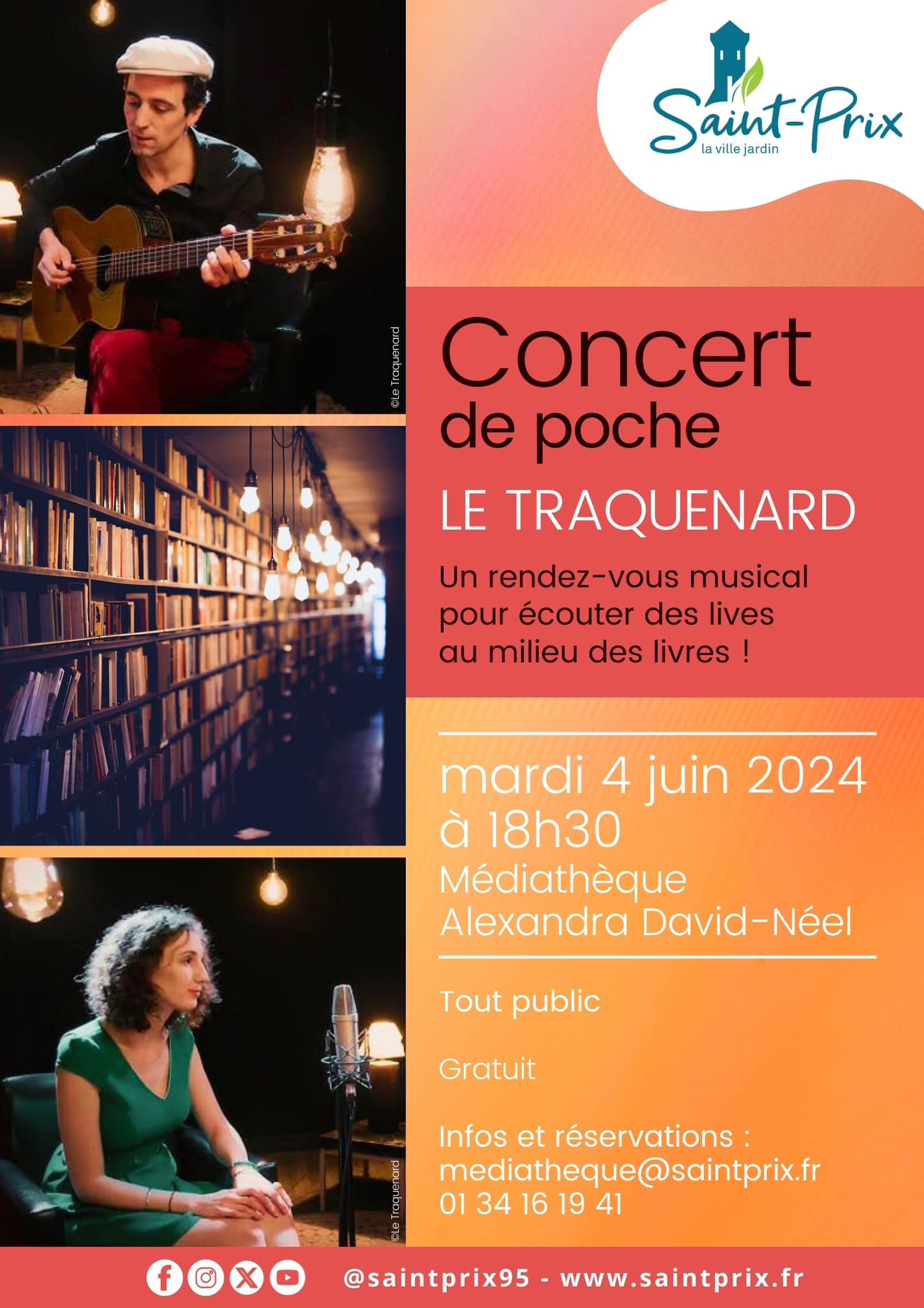 Concert de poche - Saint-Prix - Le Traquenard