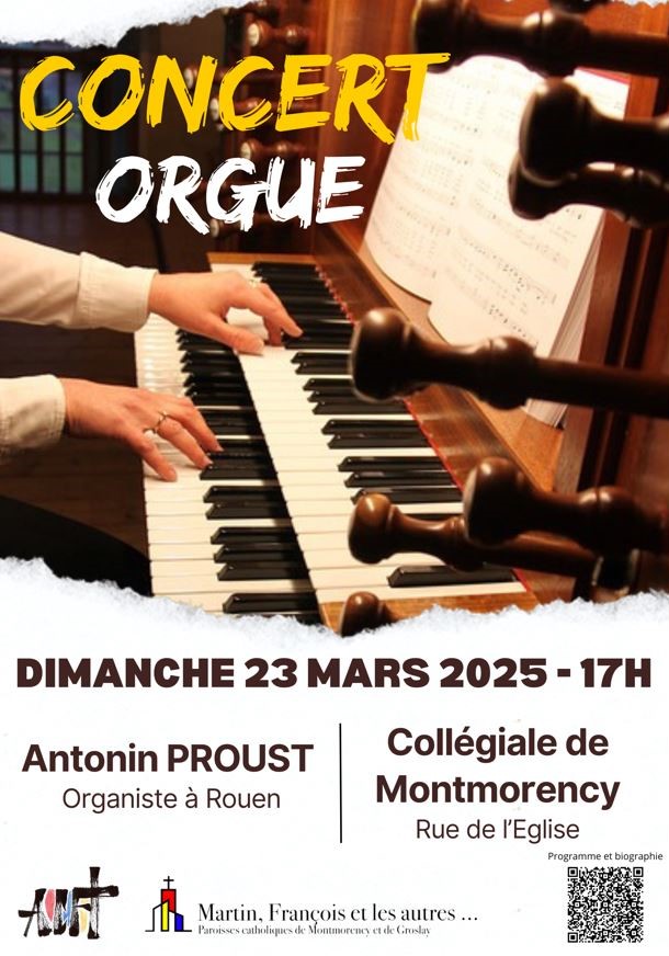 Concert orgue - Montmorency - 23 mars 2025
