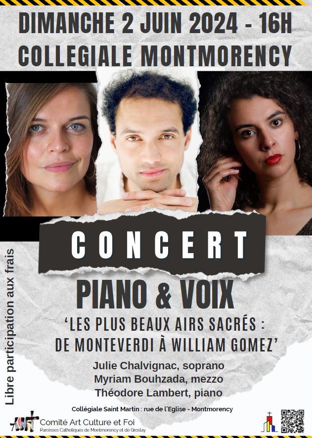 Concert Voix et Piano - Montmorency - 2 juin 2024