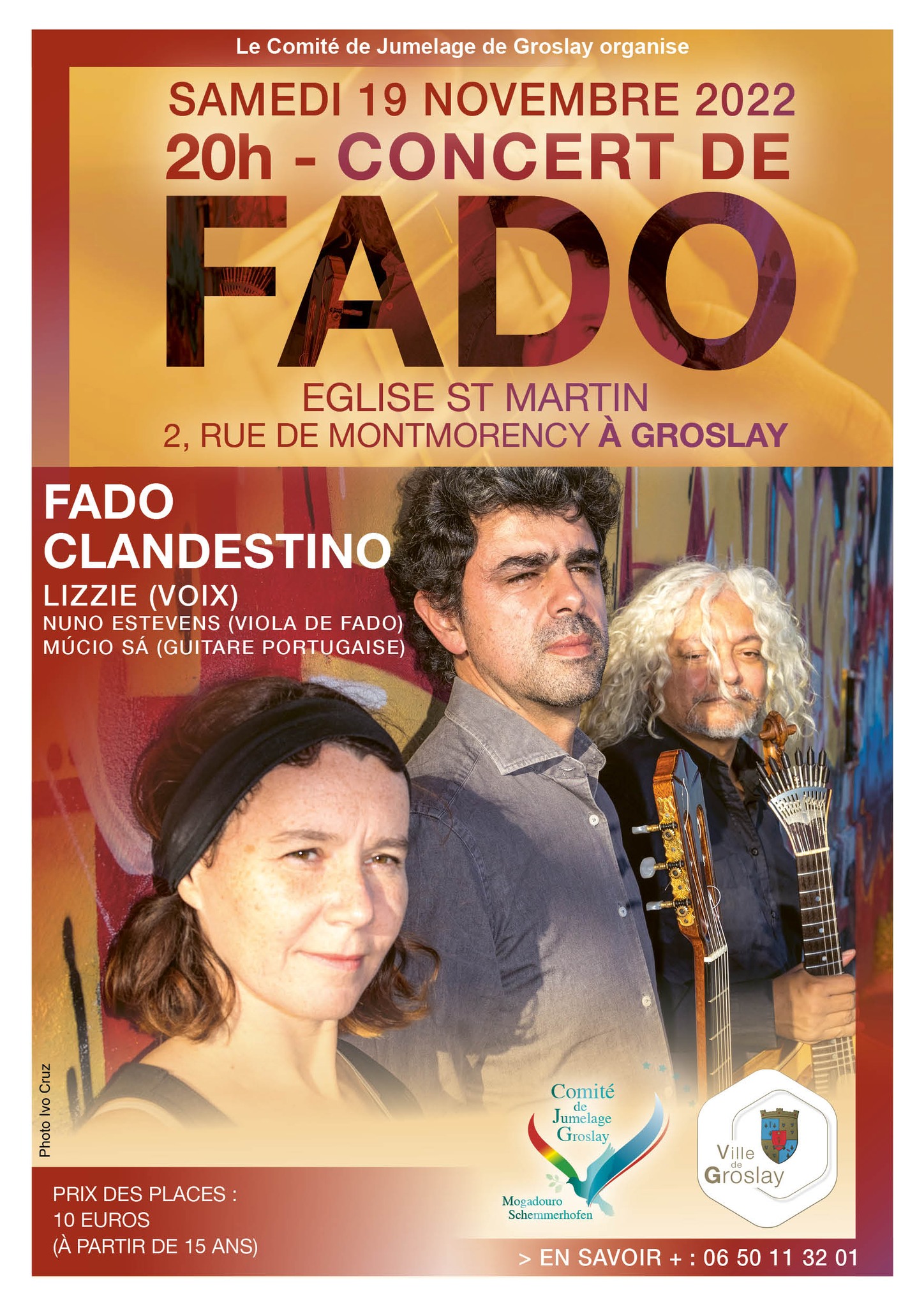 Concert Fado Clandestino - Groslay