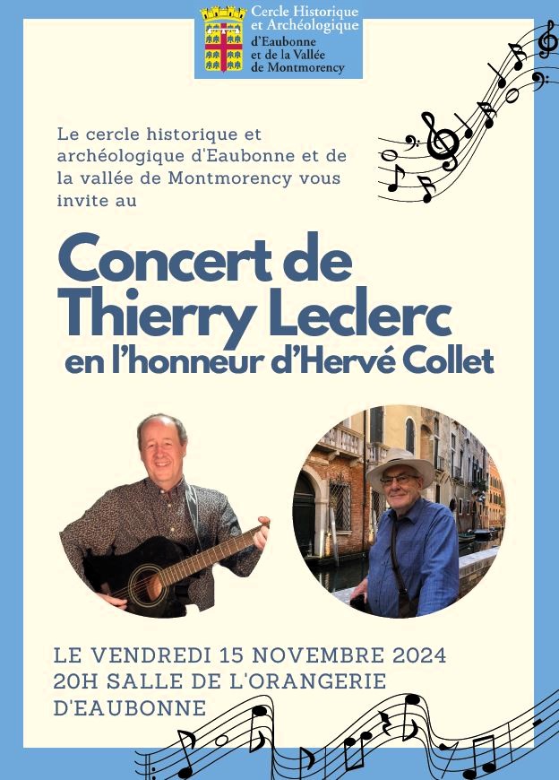 Concert de Thierry Leclerc - Hommage à Hervé Collet