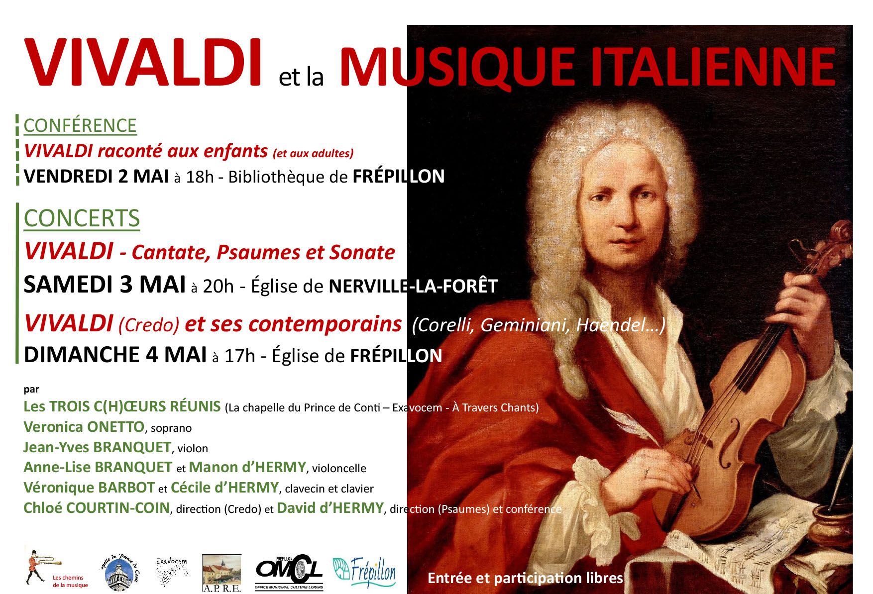 Concert Vivaldi - Frépillon - Nerville-la-Forêt