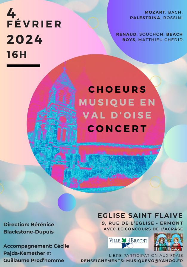 Choeurs Musique en Val d'Oise - Ermont - 4 février 2024