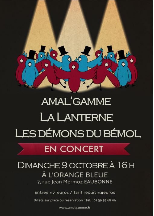 concert 3 chorales 9 octobre 2016