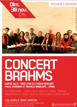 concert brahms à Montmorency