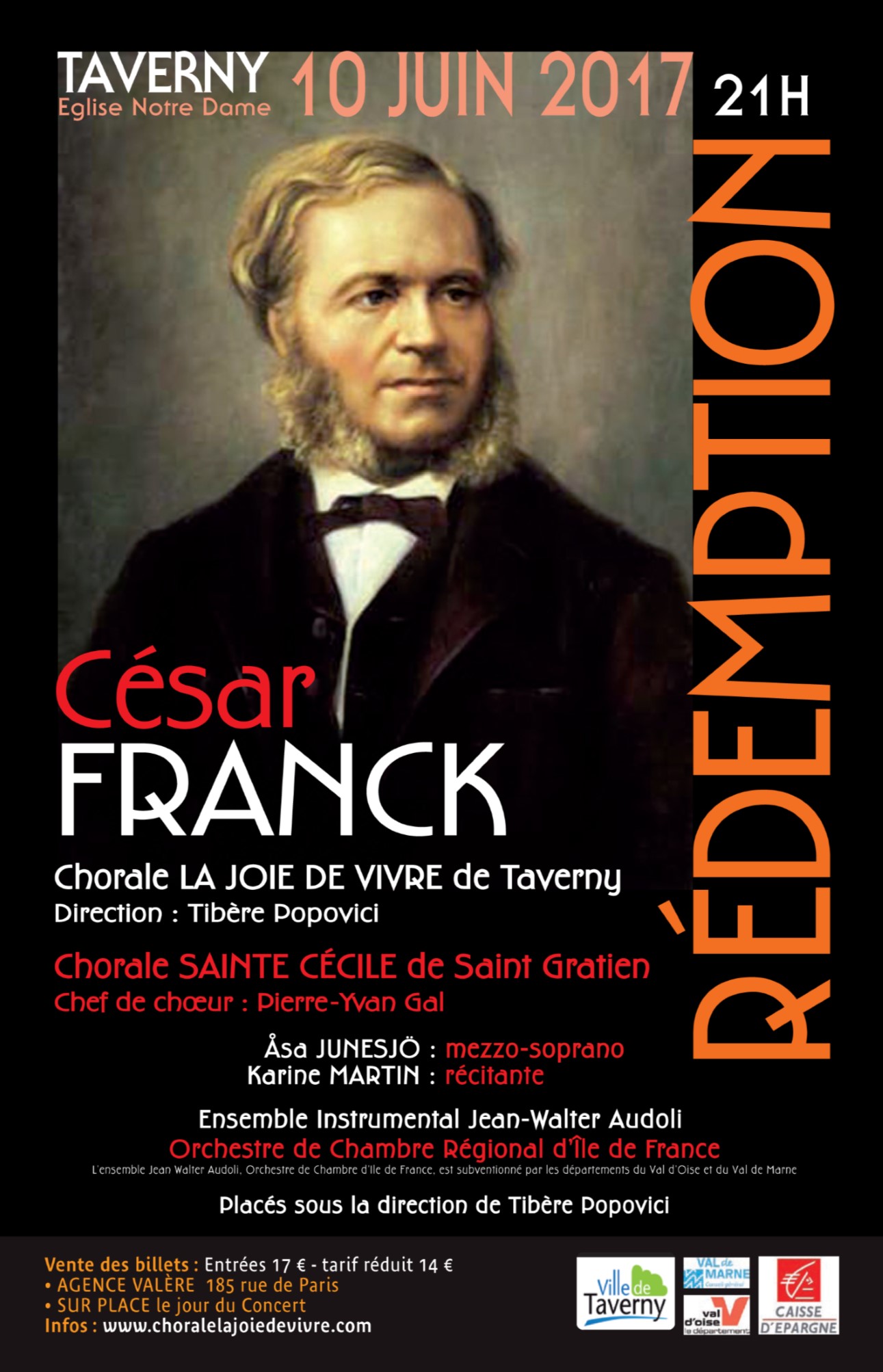 Concert : REDEMPTION de César Franck