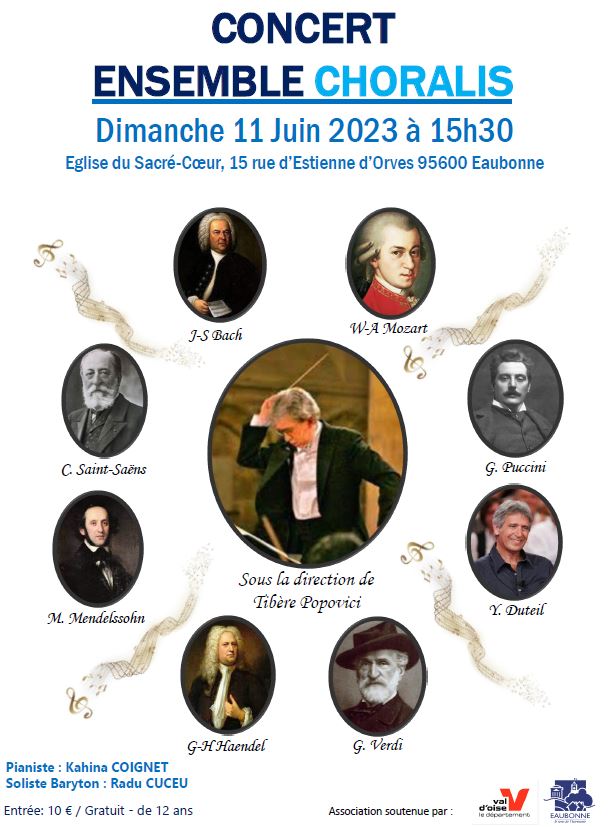 Concert Ensemble Choralis - 11 juin 2023