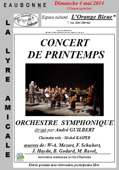 CONCERT DE PRINTEMPS LYRE AMICALE