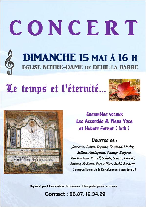 Affiche du concert