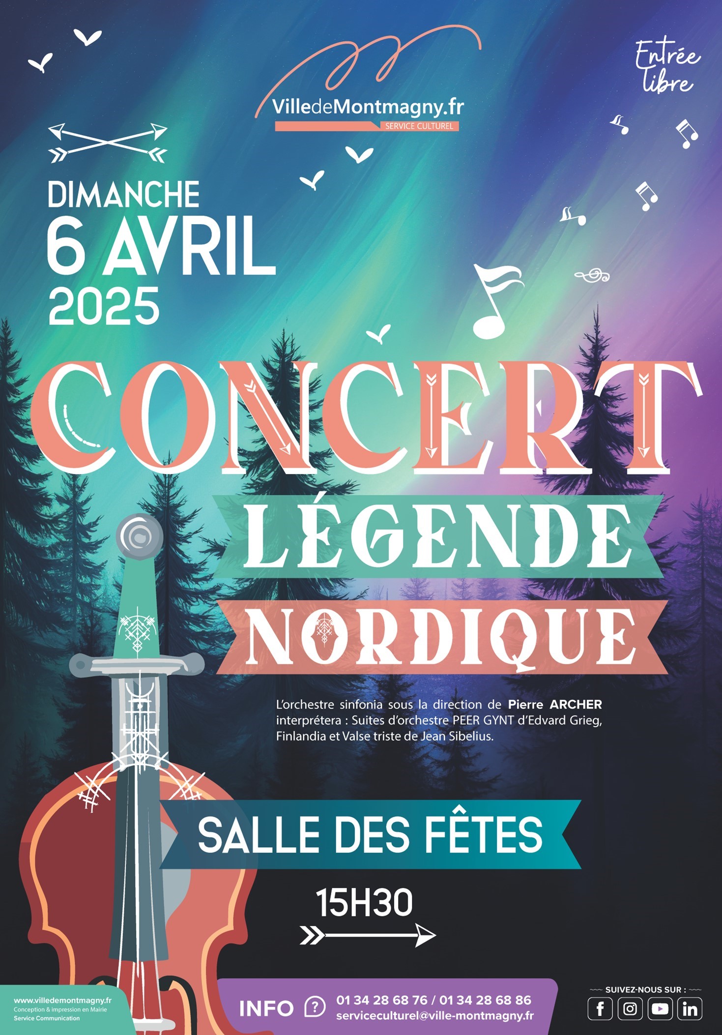 Concert légende nordique - Montmagny - 6 avril 2025