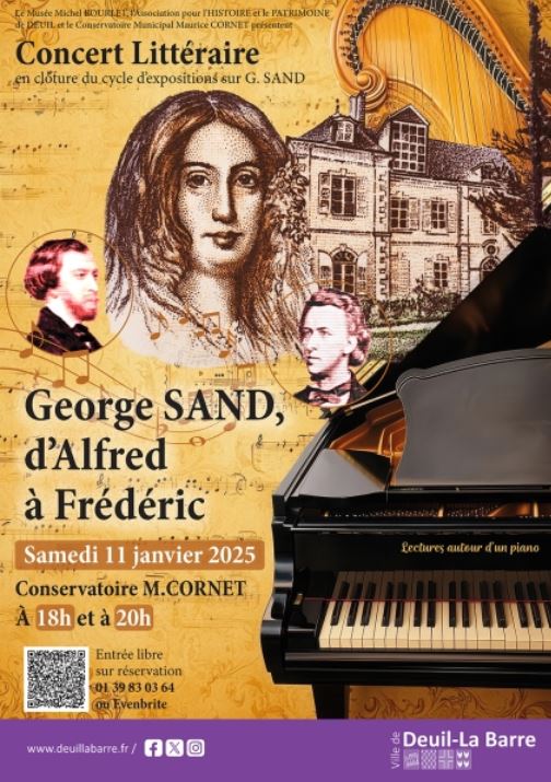 CONCERT LITTERAIRE George Sand, d'Alfred à Frédéric