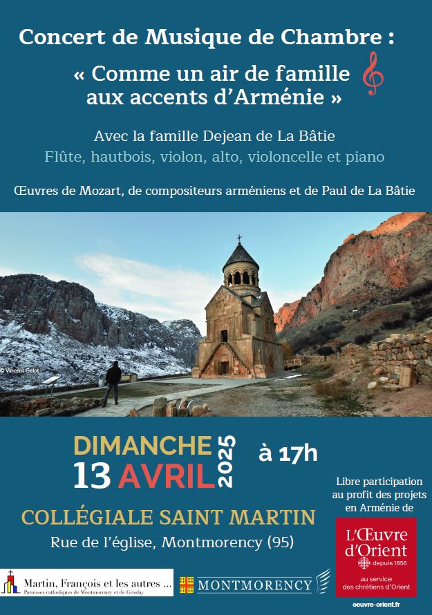 Concert Montmorency 13 avril 2025