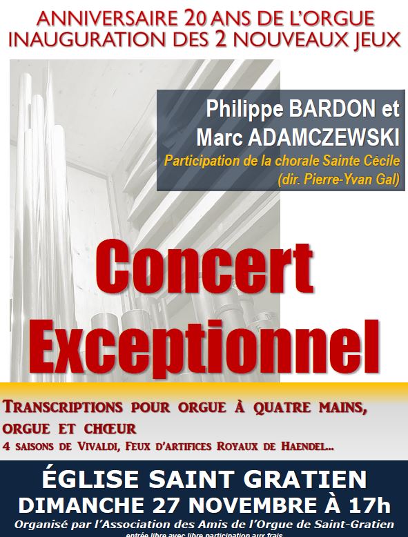 Concert anniversaire à Saint-Gratien