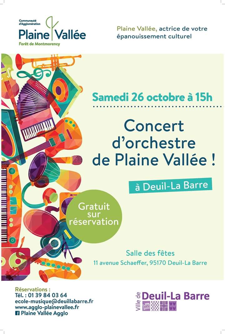 Conert d'orchestre de Plaine Vallée