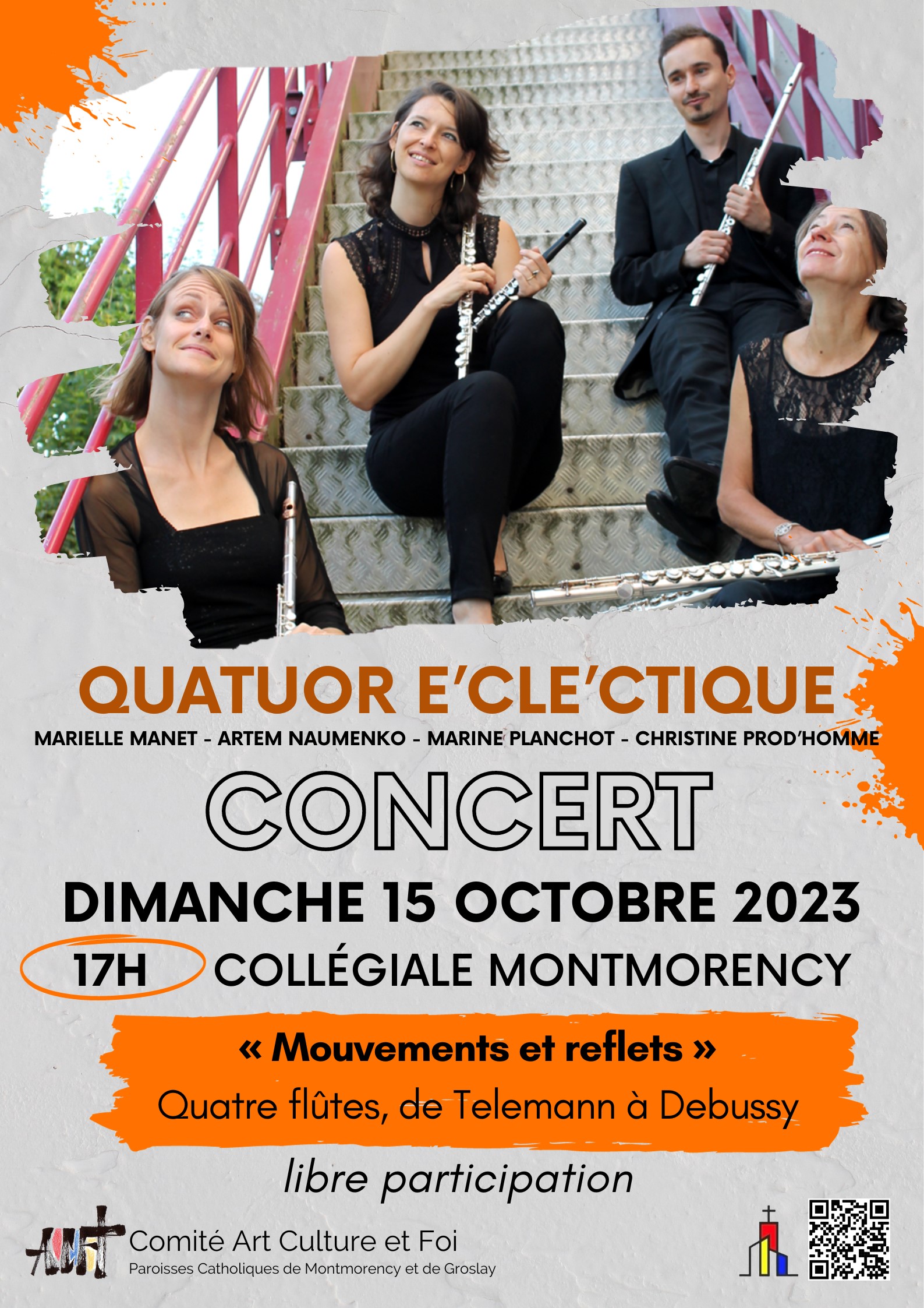 Concert Quatuor E'Cle'ctique
