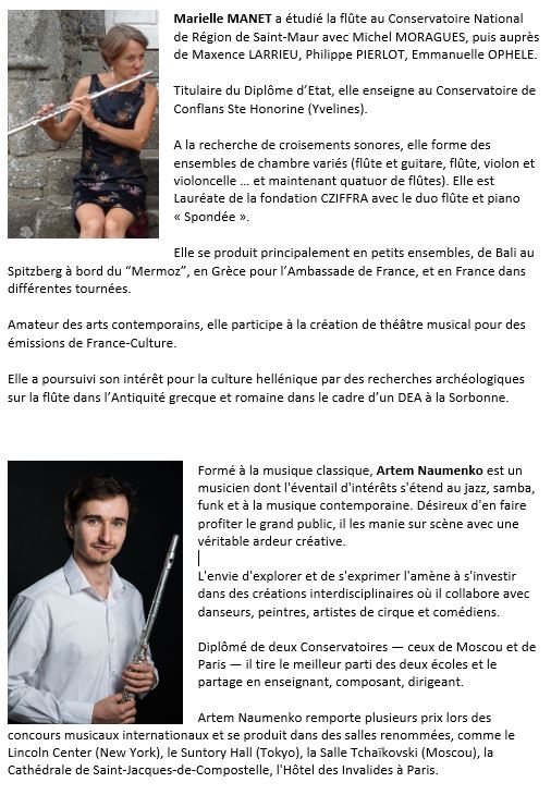 Marielle Manet et Artem Naumenko